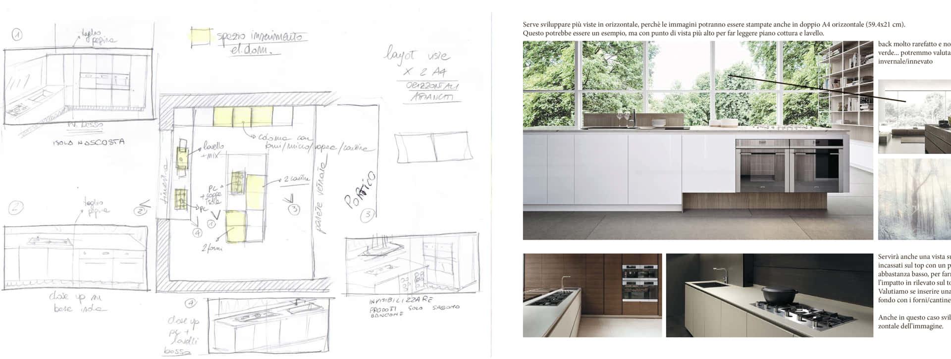 Disegni e Mood per Render Catalogo Smeg