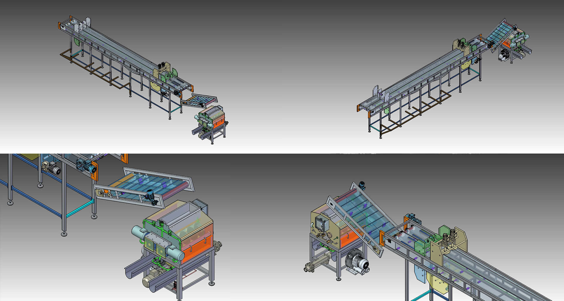 Cad macchinario industriale