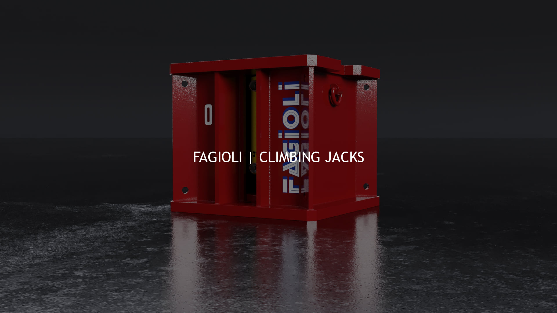 Rendering 3D del sistema Climbing Jacks Fagioli